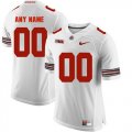 Ohio State Buckeyes White Mens Customized College Football Jersey