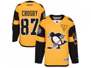 Men\'s Pittsburgh Penguins #87 Sidney Crosby Black 2017 Stadium Series Stitched NHL Jersey