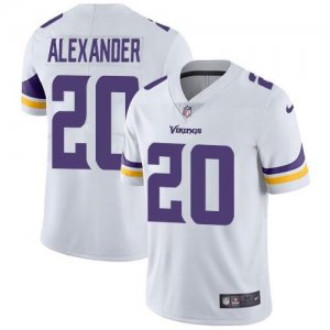 Nike Vikings #20 Mackensie Alexander White Vapor Untouchable Limited Jersey