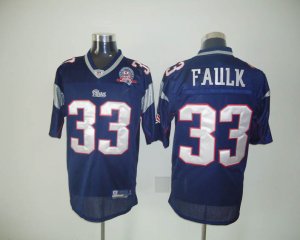 New England Patriots #33 Danny faulk blue[50th]