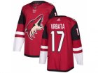 Men Adidas Phoenix Coyotes #17 Radim Vrbata Maroon Home Authentic Stitched NHL Jersey