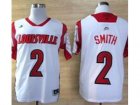 ncaa Louisville Cardinals 2013 March Madness Russ Smith #2 Authentic Jerseys White