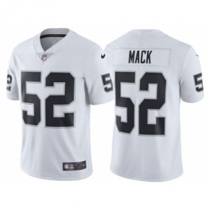 Mens 2017 Oakland Raiders #52 Khalil Mack White Vapor Untouchable Limited Jersey