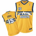 Mens Adidas Denver Nuggets #15 Nikola Jokic Swingman Gold Alternate NBA Jersey