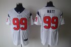 Nike NFL Houston Texans #99 J.J. Watt White Elite jerseys