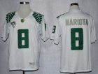 Oregon Duck Marcus Mariota 8 Limited Jerseys - White