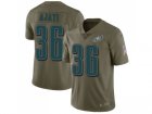 Men Nike Philadelphia Eagles #36 Jay Ajayi Olive Stitched NFL Limited 2017 Salute To Service Jersey