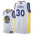 Golden State Warriors #30 Stephen Curry White 2018 NBA Finals Nike Swingman Jersey