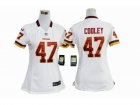 Nike Women NFL Washington Redskins #47 Chris Cooley White Jerseys