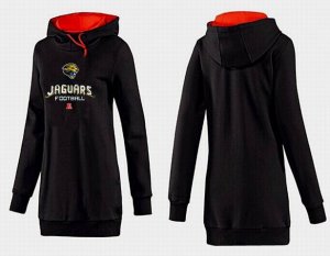 Women Jacksonville Jaguars Logo Pullover Hoodie-070