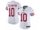 Women Nike San Francisco 49ers #10 Bruce Ellington Vapor Untouchable Limited White NFL Jersey