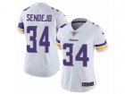 Women Nike Minnesota Vikings #34 Andrew Sendejo Vapor Untouchable Limited White NFL Jersey