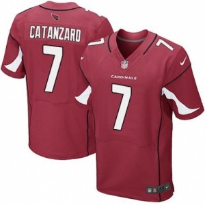 Mens Nike Arizona Cardinals #7 Chandler Catanzaro Elite Red Team Color NFL Jersey