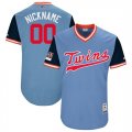 Twins Light Blue 2018 Players Weekend Authentic Mens Custom Jersey