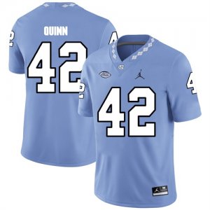 North Carolina Tar Heels 42 Robert Quinn Blue College Football Jersey