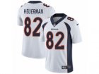 Mens Nike Denver Broncos #82 Jeff Heuerman Vapor Untouchable Limited White NFL Jersey
