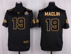 Nike Kansas City Chiefs #19 Jeremy Maclin Black Pro Line Gold Collection Jersey(Elite)