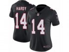 Women Nike Atlanta Falcons #14 Justin Hardy Vapor Untouchable Limited Black Alternate NFL Jersey
