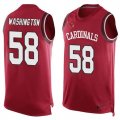 Nike Arizona Cardinals #58 Daryl Washington Red Team Color Men's Stitched NFL Limited Tank Top Jersey