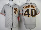 mlb jerseys san francisco giants #40 BUMGARNER grey