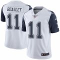 Youth Nike Dallas Cowboys #11 Cole Beasley Limited White Rush NFL Jersey