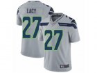 Mens Nike Seattle Seahawks #27 Eddie Lacy Vapor Untouchable Limited Grey Alternate NFL Jersey