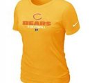 Women Chicago Bears yellow T-Shirt