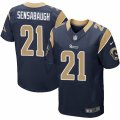 Mens Nike Los Angeles Rams #21 Coty Sensabaugh Elite Navy Blue Team Color NFL Jersey