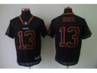 Nike NFL Chicago Bears #13 Johnny Knox Lights Out Black Elite Jerseys