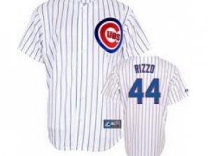 MLB Chicago Cubs #44 Rizzo White Jerseys