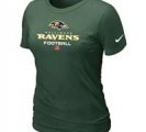 Women Baltimore Ravens deep green T-Shirt