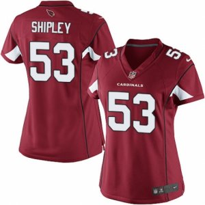 Women\'s Nike Arizona Cardinals #53 A.Q. Shipley Limited Red Team Color NFL Jersey