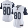 Women's Nike Dallas Cowboys #80 Rico Gathers Limited White Rush NFL Jersey