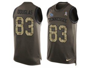 Nike Tennessee Titans #83 Harry Douglas Limited Green Salute to Service Tank Top NFL Jersey