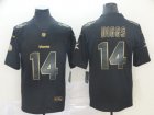 Nike Vikings #14 Stefon Diggs Black Gold Vapor Untouchable Limited Jersey