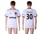 West Ham United #30 Antonio Away Soccer Club Jersey