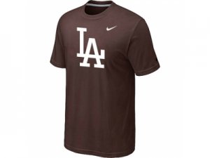 Los Angeles Dodgers Nike Logo Legend Brown T-Shirt