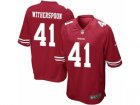 Mens Nike San Francisco 49ers #41 Ahkello Witherspoon Game Red Team Color NFL Jersey