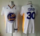 NBA Golden State Warriors #30 Stephen Curry white jerseys