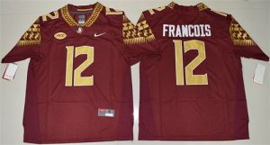 Florida State Seminoles #12 Deondre Francois Red College Jersey