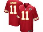 Nike NFL Kansas City Chiefs #11 Alex Smith Red Jerseys(Game)