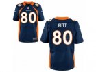 Mens Denver Broncos #80 Jake Butt Nike Blue 2017 Draft Pick Elite Jersey