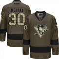 Pittsburgh Penguins #30 Matt Murray Green Salute to Service Stitched NHL Jersey