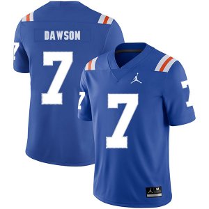 Florida Gators #7 Duke Dawson Blue Throwback College