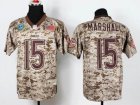 Nike Chicago Bears #15 Marshall NFL Elite USMC Jersey(USA)