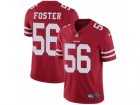 Mens Nike San Francisco 49ers #56 Reuben Foster Limited Red Team Color NFL Jersey