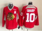 NHL Chicago Blackhawks #10 Patrick Sharp red jerseys New