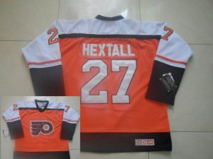 nhl philadelphia flyers #27 hextall orange