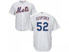 Youth New York Mets #52 Yoenis Cespedes White(Blue Strip) Cool Base Stitched MLB Jersey