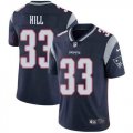 Nike Patriots #33 Jeremy Hill Navy Vapor Untouchable Limited Jersey